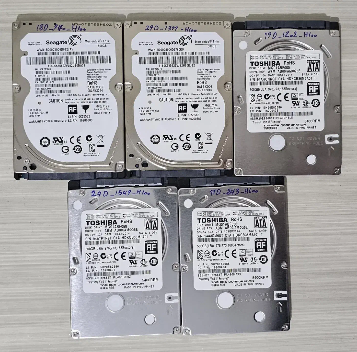 4 عدد هارد لپ تاپ، پاور، کارت صدا کریتیو|قطعات و لوازم جانبی رایانه|تهران, حکیمیه|دیوار