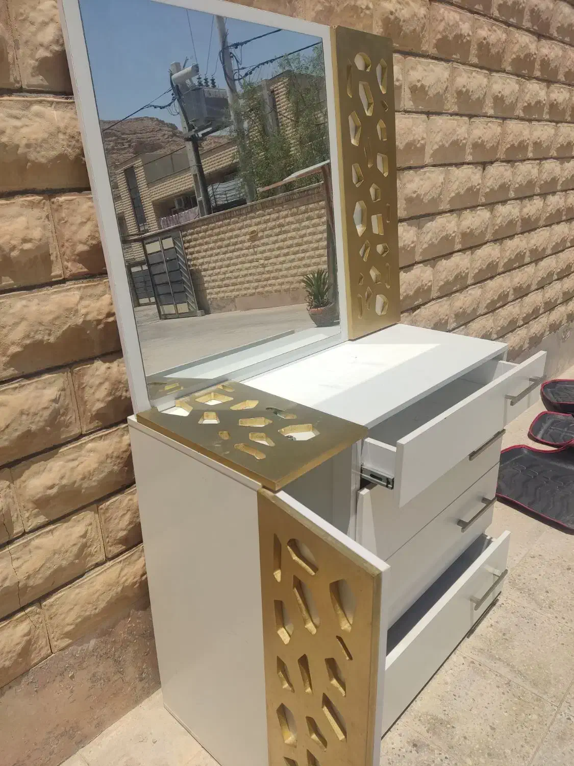 کنسول و آینه و عسلی|بوفه، ویترین، کنسول|لار, |دیوار