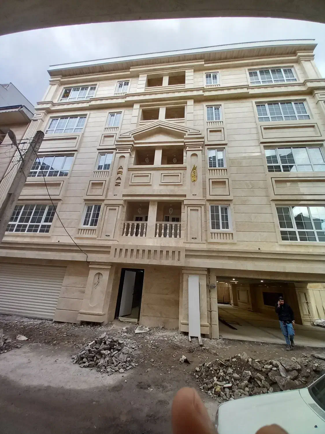 سنگکاری نمای ساختمان برتر|خدمات پیشه و مهارت|رشت, رودباری|دیوار