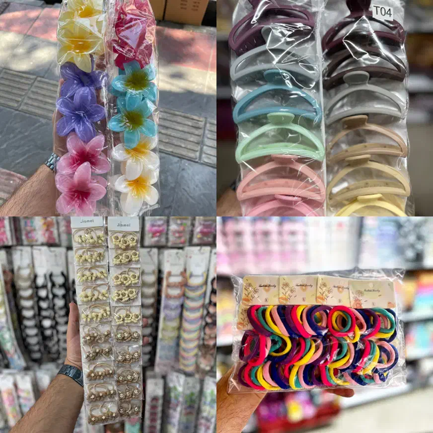 پخش عمده خرازی اکسسوری مو کش مو گیره سر برس کلیپس|زیورآلات و اکسسوری|آفتاب, |دیوار