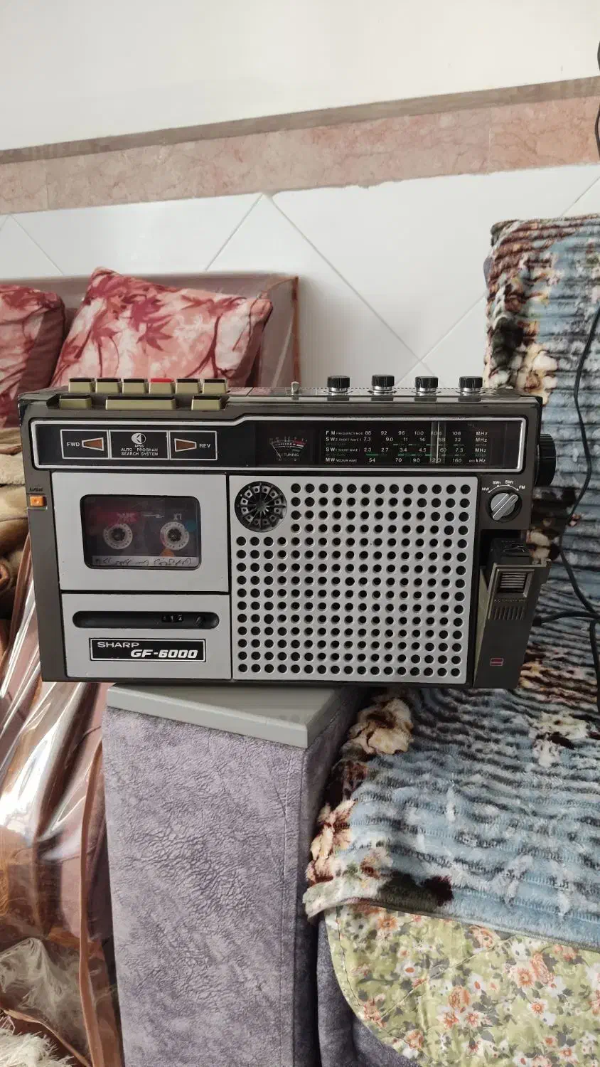 رادیو ضبط شارپ ژاپنی|صوتی و تصویری|چادگان, |دیوار