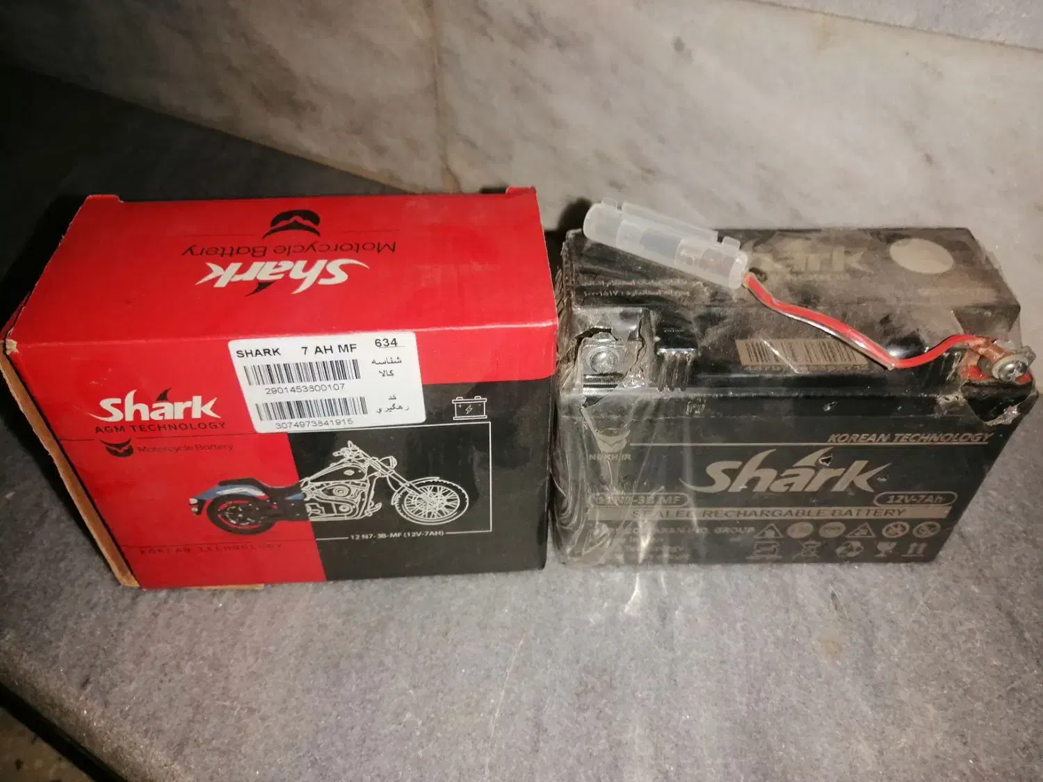 باتری موتور سیکلت|قطعات یدکی و لوازم جانبی|خان ببین, |دیوار