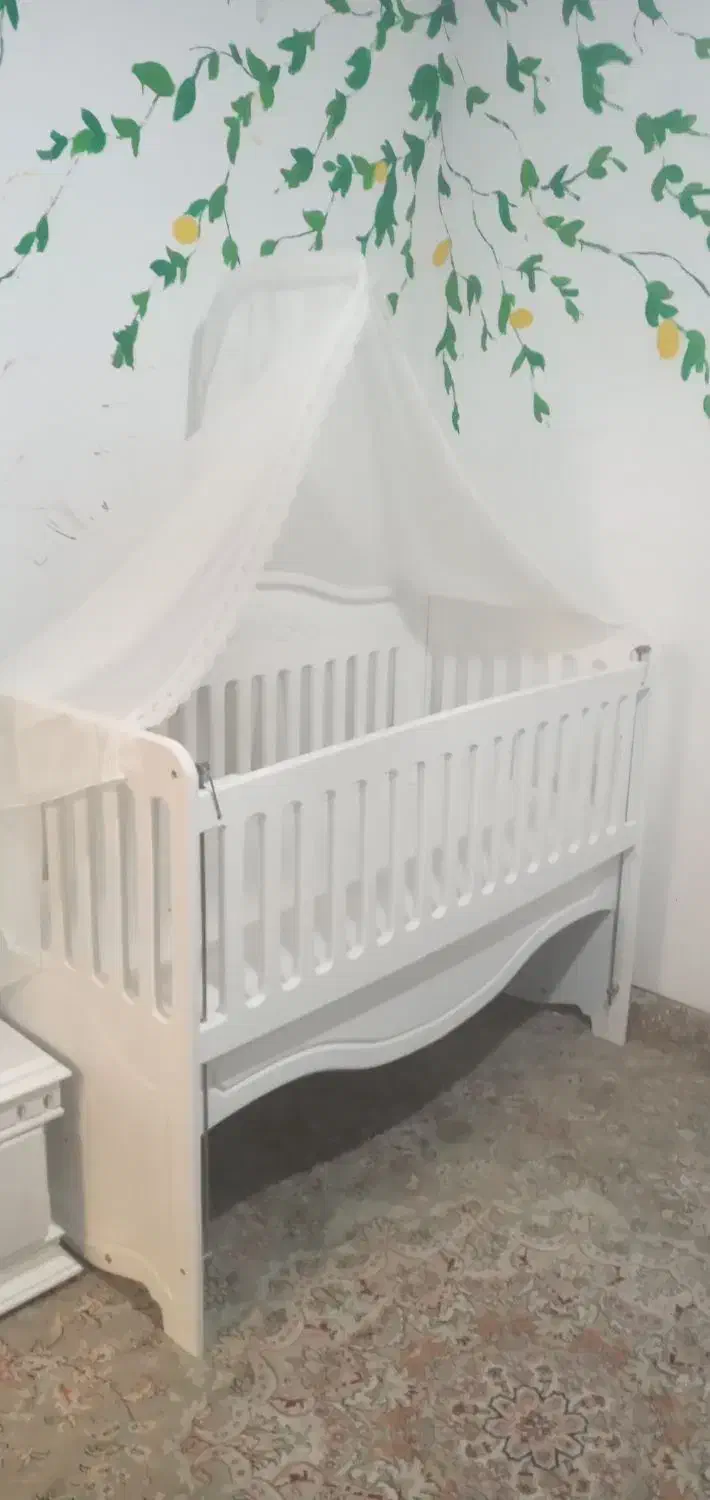 تخت وننی کودک|تخت و سرویس خواب|باسمنج, |دیوار