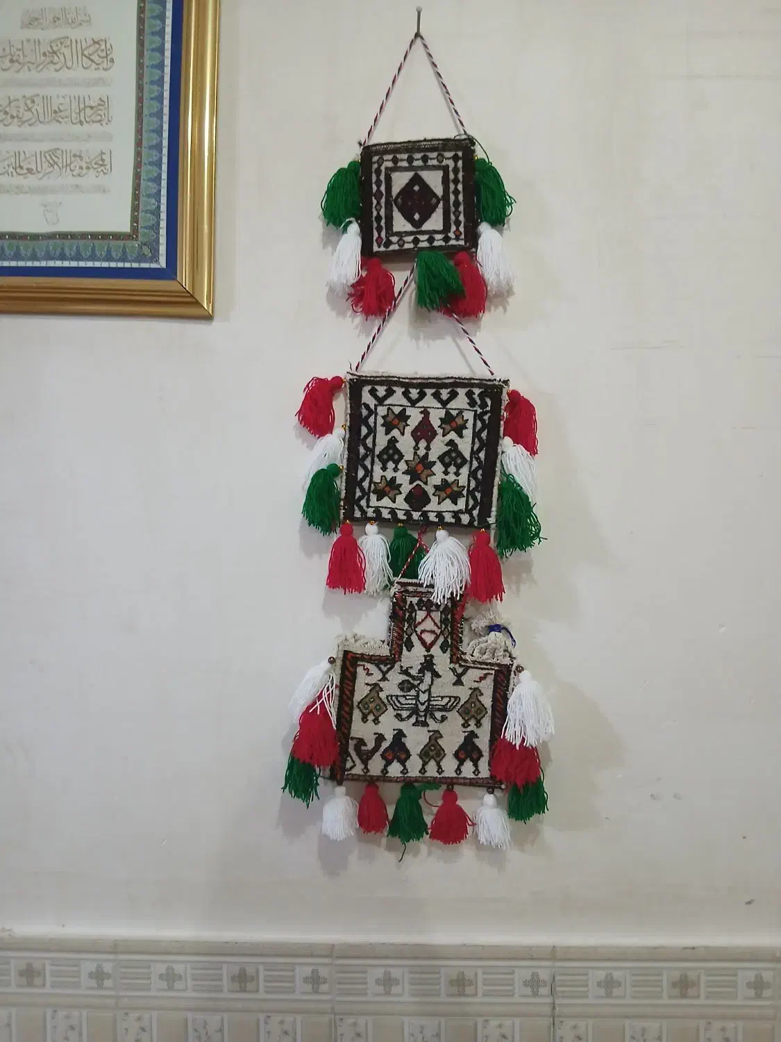 سه عدد جاقرآنی|صنایع دستی و سایر لوازم تزئینی|ایذه, |دیوار