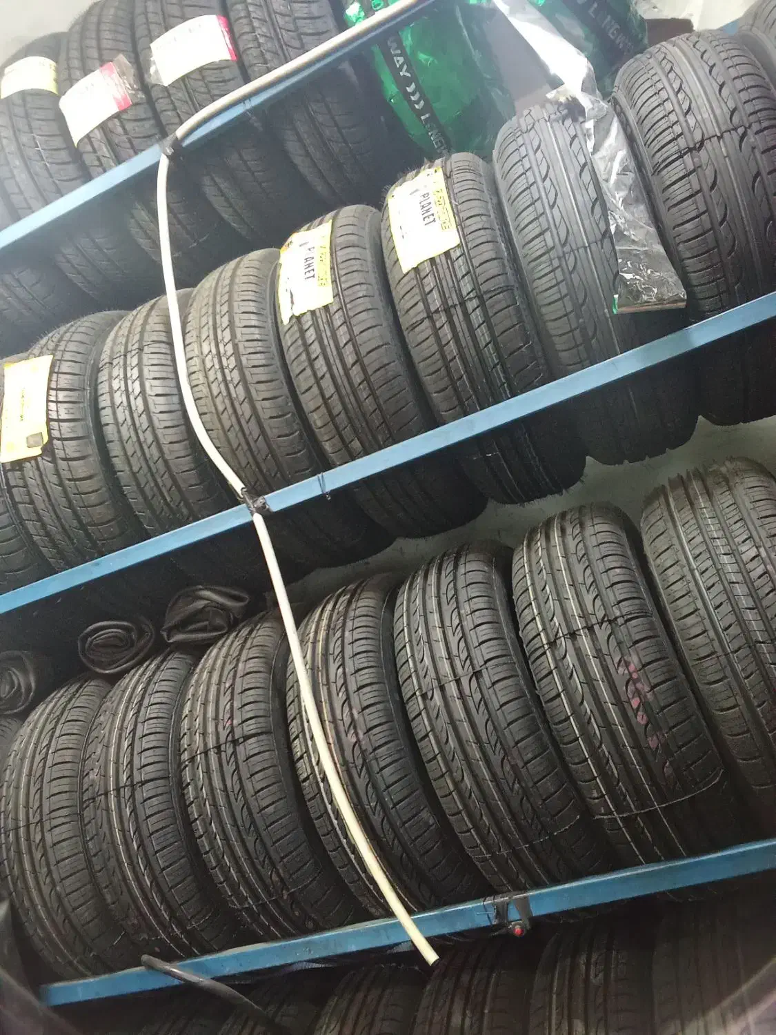 لاستیک استوک پراید پژو سمند نیسان و ...|قطعات یدکی و لوازم جانبی|مشهد, قائم|دیوار