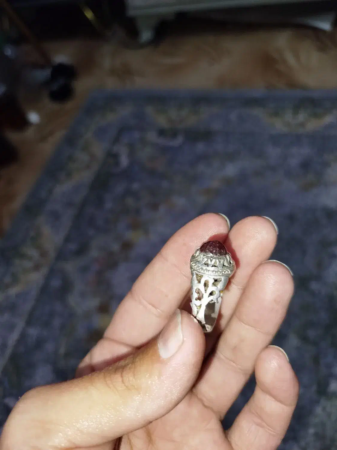 انگشتر یاقوت سرخ افریقا بسیار قدیمی|کلکسیون اشیاء عتیقه|زاهدان, |دیوار