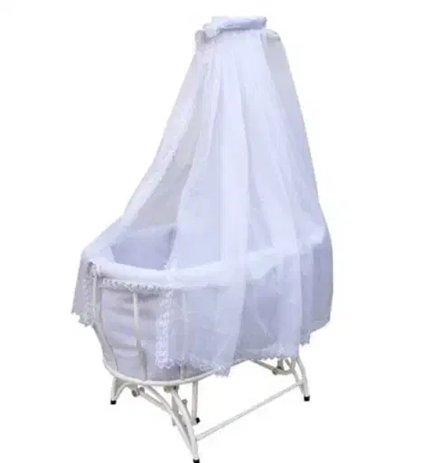 گهواره نوزاد تمیز و سالم حتی یکبارم استفاده نشده|تخت و صندلی بچه|باقرشهر, |دیوار