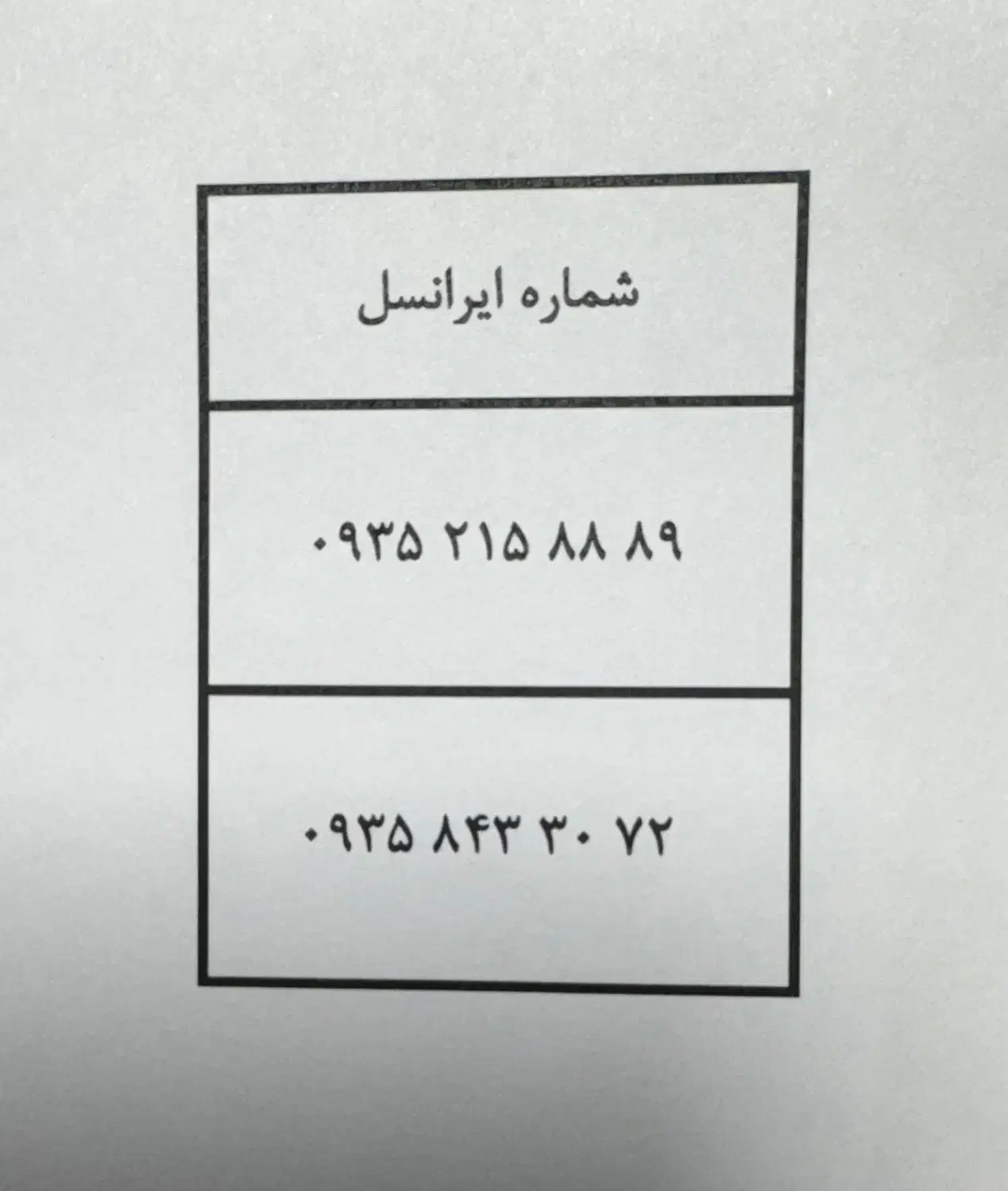 سیم کارت ایرانسل دائمی(قدیمی)|سیم‌کارت|تهران, باشگاه نفت|دیوار
