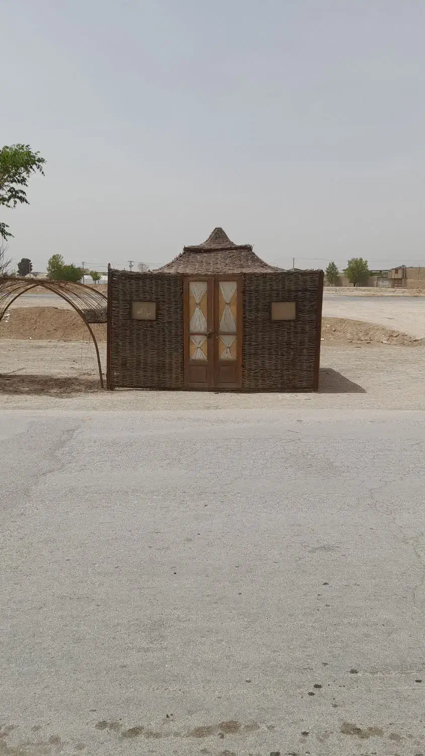 غرفه سنتی الاچیق حصیری کانکس سیار الاچیق چوبی|فروشگاه و مغازه|خمینیشهر, |دیوار