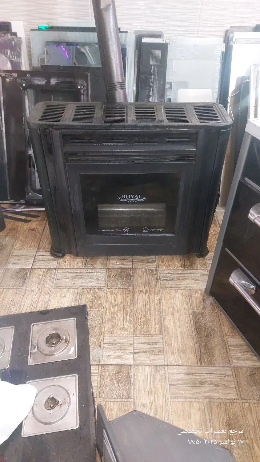 بخاری ۱۲۰۰۰ رویال مروارید سوز|بخاری، هیتر، شومینه|تربت جام, میرقوام الدین|دیوار