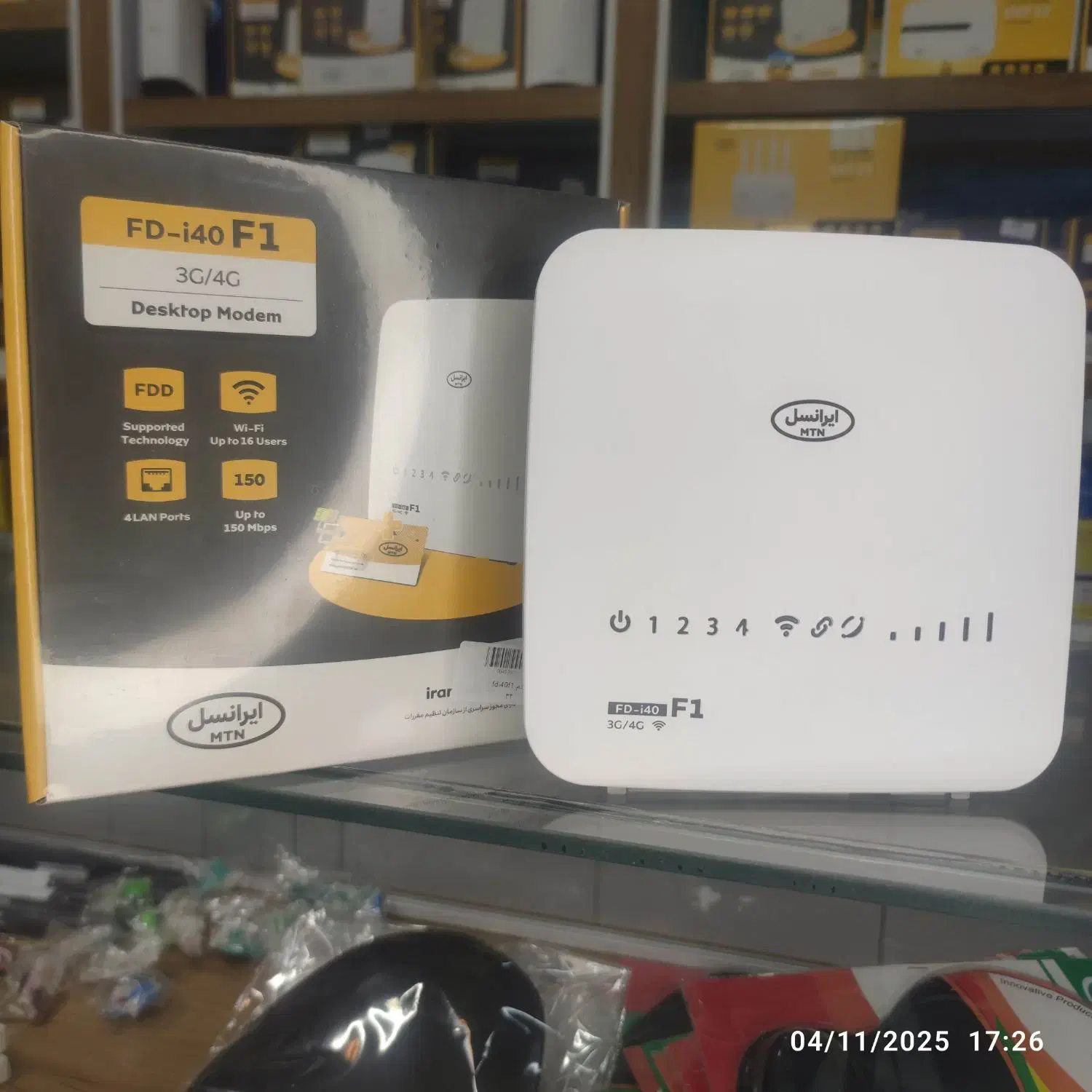 مودم FD-i40 L1 ایرانسل|مودم و تجهیزات شبکه|مشهد, الهیه|دیوار