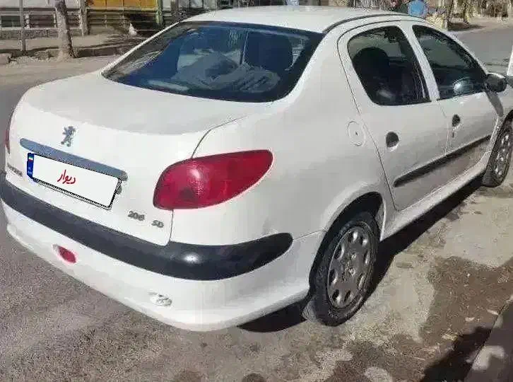 206 sd۸۷ مدلv8 شاسی پلمپ|خودرو سواری و وانت|شاهرود, |دیوار