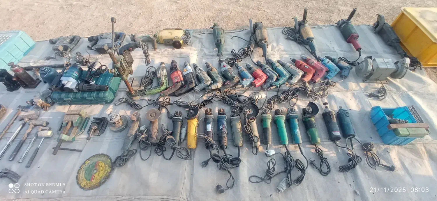 سنگ فرز مینی فرز هیلتی و دریل کارکرده|ابزارآلات|ری, شهرک نظامی|دیوار