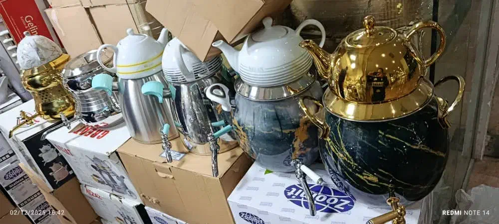 سماور روگازی طرح سنگی موجود شد|سماور، چای‌ساز، قهوه‌ساز|ارومیه, |دیوار