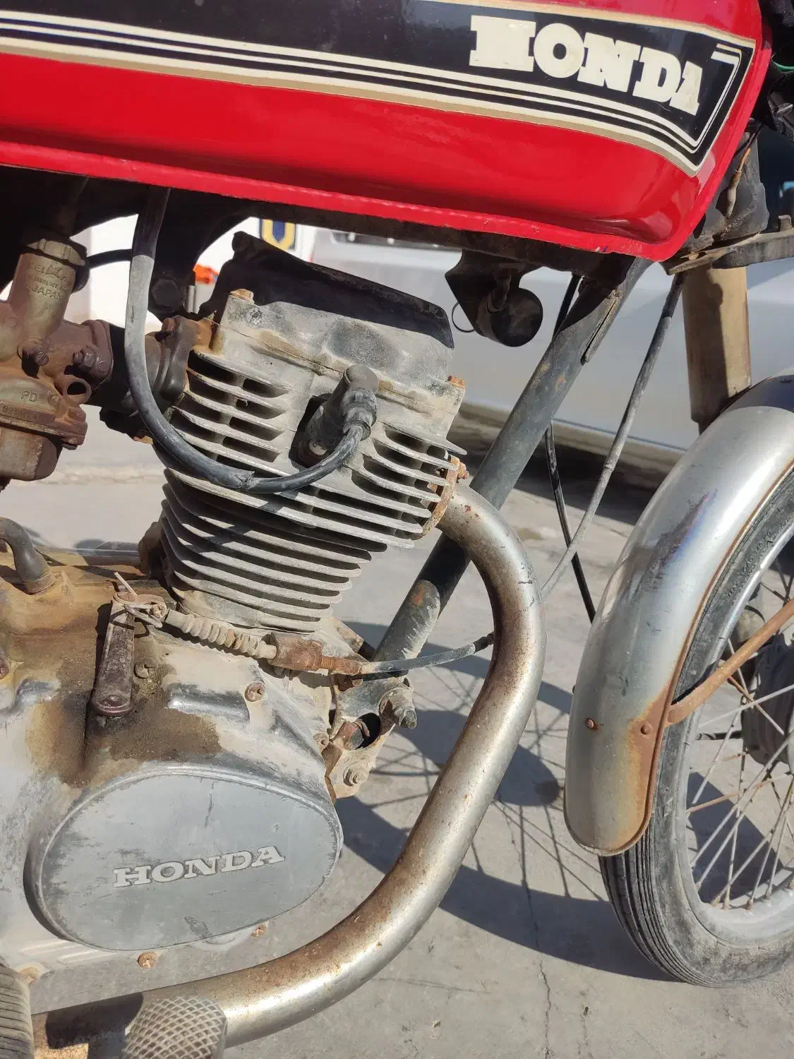 موتور موجوده سی جی ..روان|موتورسیکلت|کاکی, |دیوار