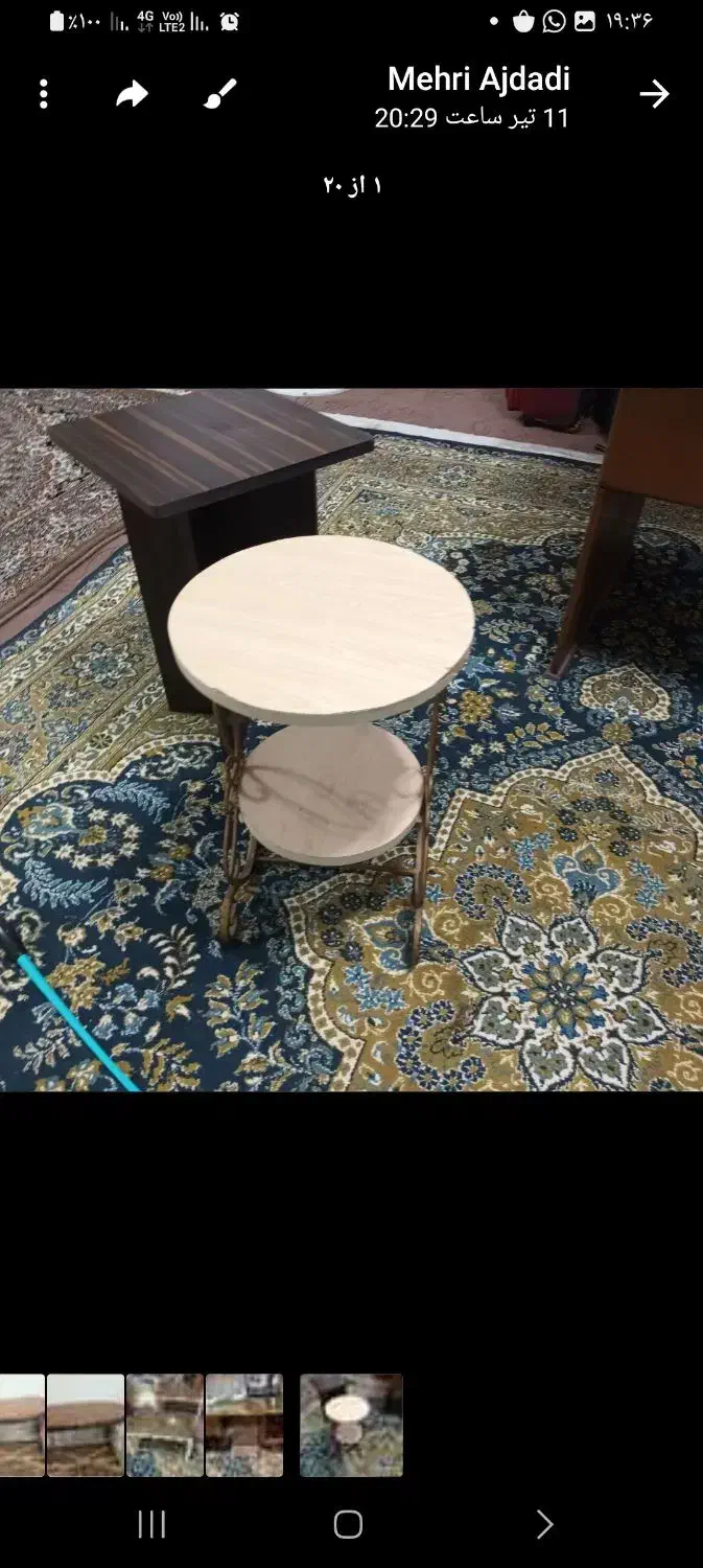 میزکامپیوتر..تخت یک نفره.سالم.باتشک ا|میز تحریر و کامپیوتر|کوچصفهان, |دیوار