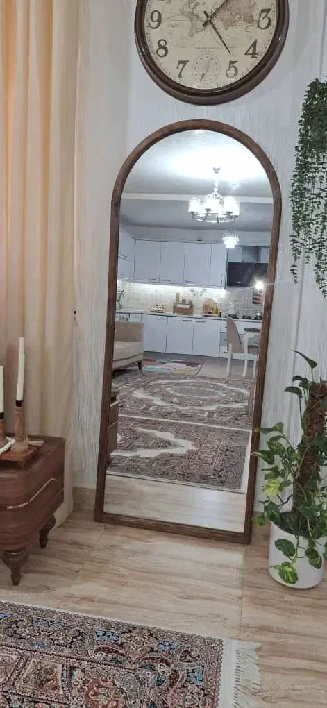 آینه قدی آینه گنبدی آینه چوبی آینه قدی چوبی|آینه|سنگر, |دیوار