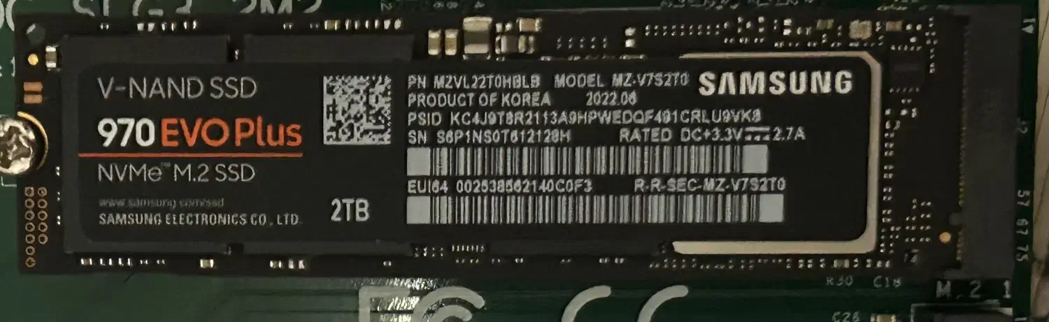 Nvme Samsung 2TB|قطعات و لوازم جانبی رایانه|تهران, شهران شمالی|دیوار