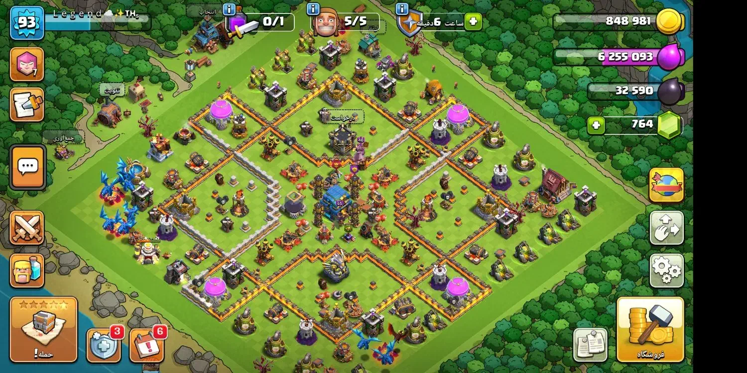 چند عدد اکانت کلش|کنسول، بازی ویدئویی و آنلاین|زابل, |دیوار