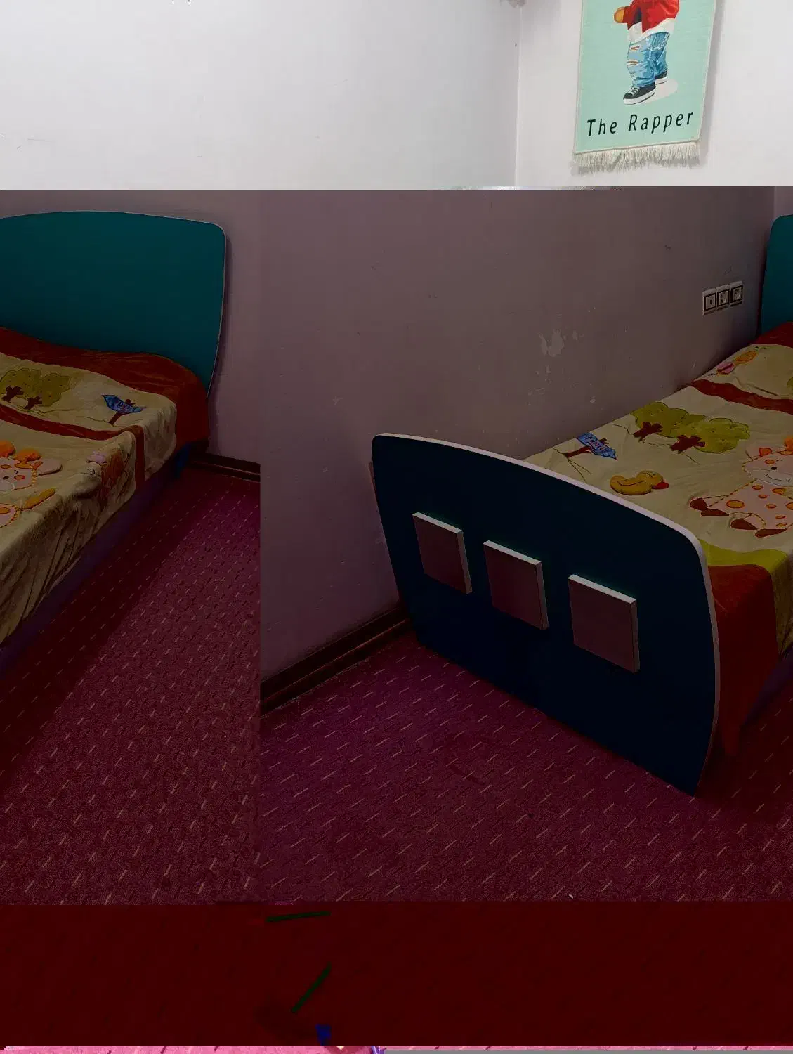 کمد و تخت در حد نو|تخت و سرویس خواب|سبزوار, قصبه اب یمین|دیوار