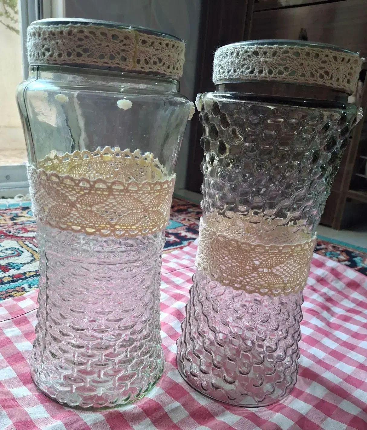 بانکه شیشه ای دو لیتری|ظروف نگهدارنده، پلاستیکی، یک‌بارمصرف|گرگان, |دیوار