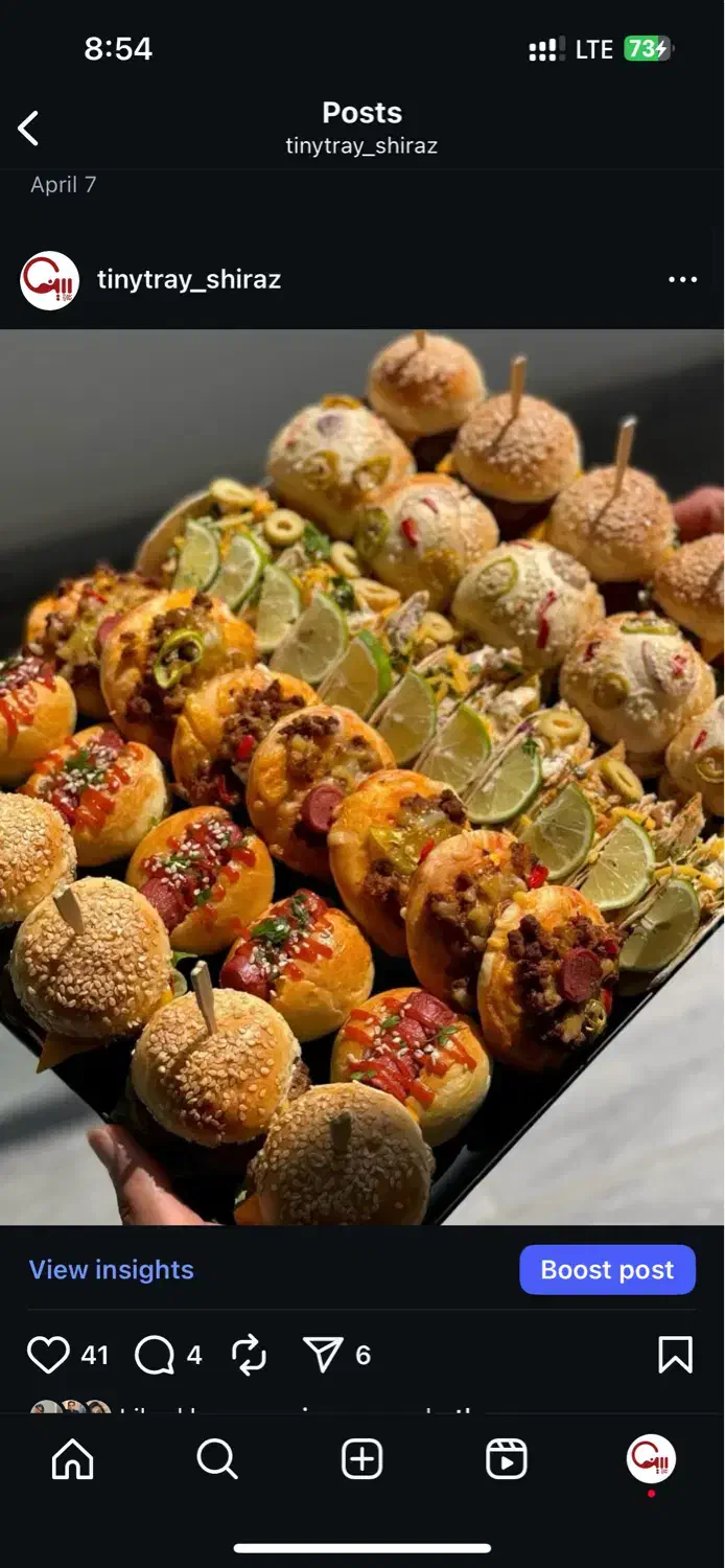 فینگرفود و غذا|خدمات پذیرایی، مراسم|شیراز, چوگیاه|دیوار