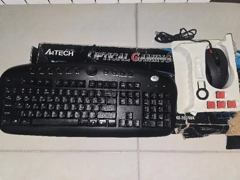 کیبورد گیمینگ استفاده نشده با کارتن|قطعات و لوازم جانبی رایانه|تهران, جوادیه|دیوار