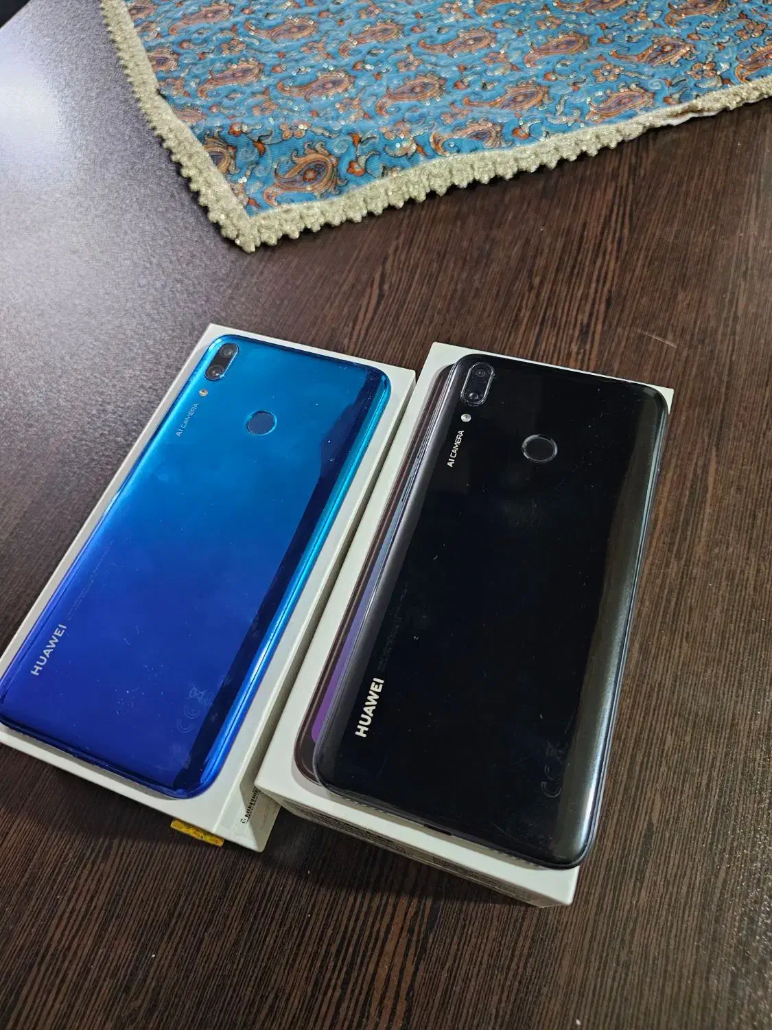 دو عدد گوشی (RAM 3)(64GB) huawei y7 prime 2019|موبایل|قزوین, |دیوار