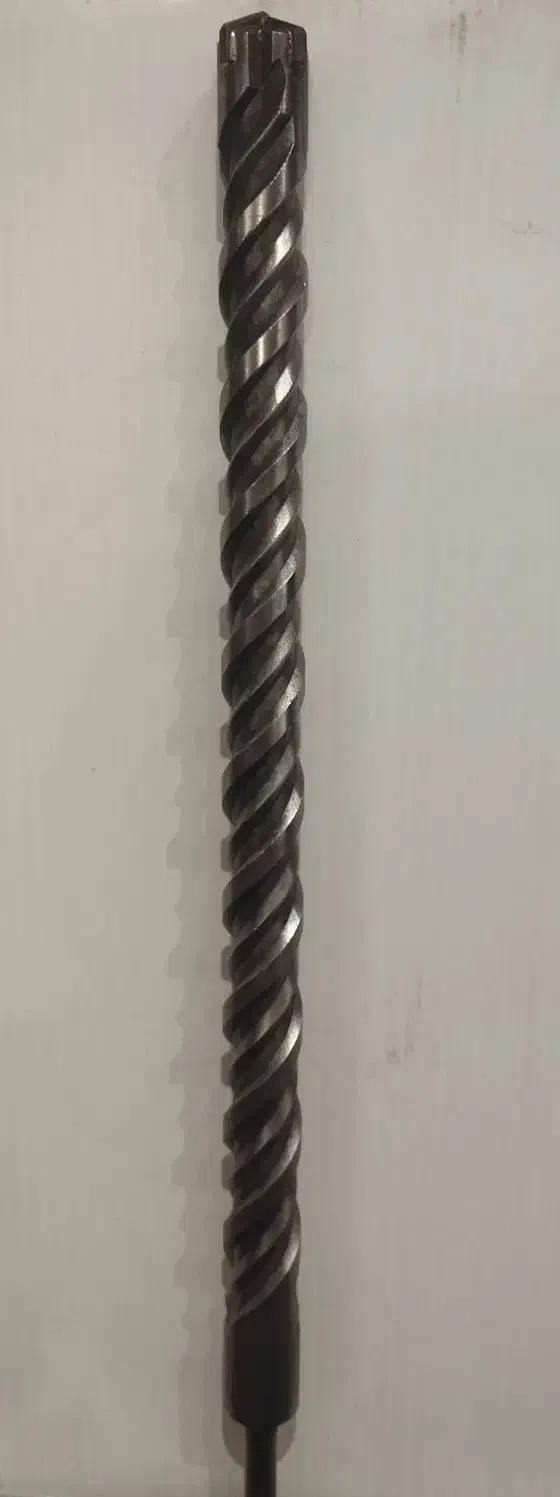 مته فولادی ۲۸میل، چهار الماسه چهار شیاره،۴۶ سانت|ابزارآلات|اردبیل, |دیوار