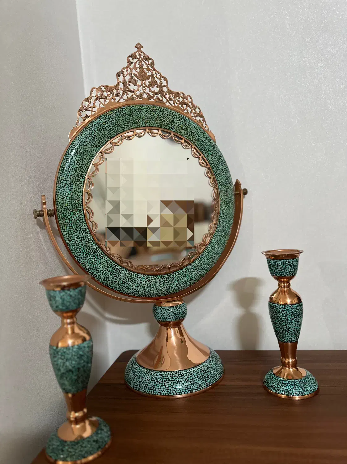 آینه و شمعدان عروس، فیروزه‌کوبی|آینه|تهران, سازمان برنامه جنوبی|دیوار