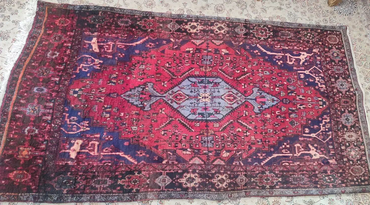 قالیچه دستباف قدیمی|فرش|زنجان, |دیوار