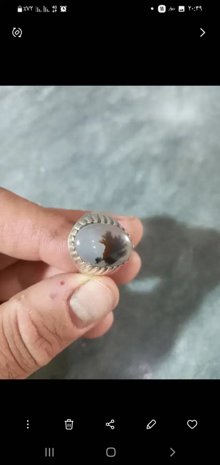 انگشترنقره شجر ۶۲۱۰ گرم|جواهرات|اردبیل, |دیوار