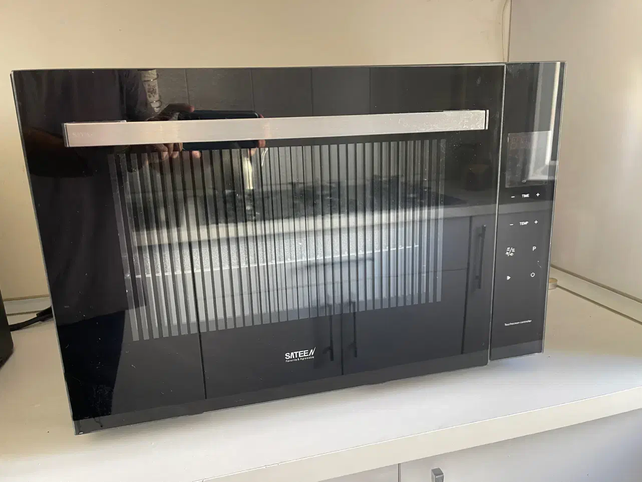 فر برقی روکار ساتین دیجیتال مشکی|اجاق گاز و لوازم برقی پخت‌وپز|آستارا, |دیوار