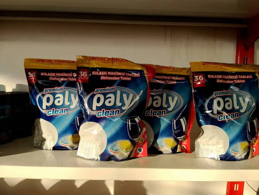 قرص ماشین ظرفشویی اصل ترک paly istanbul|مواد شوینده و دستمال کاغذی|تبریز, |دیوار