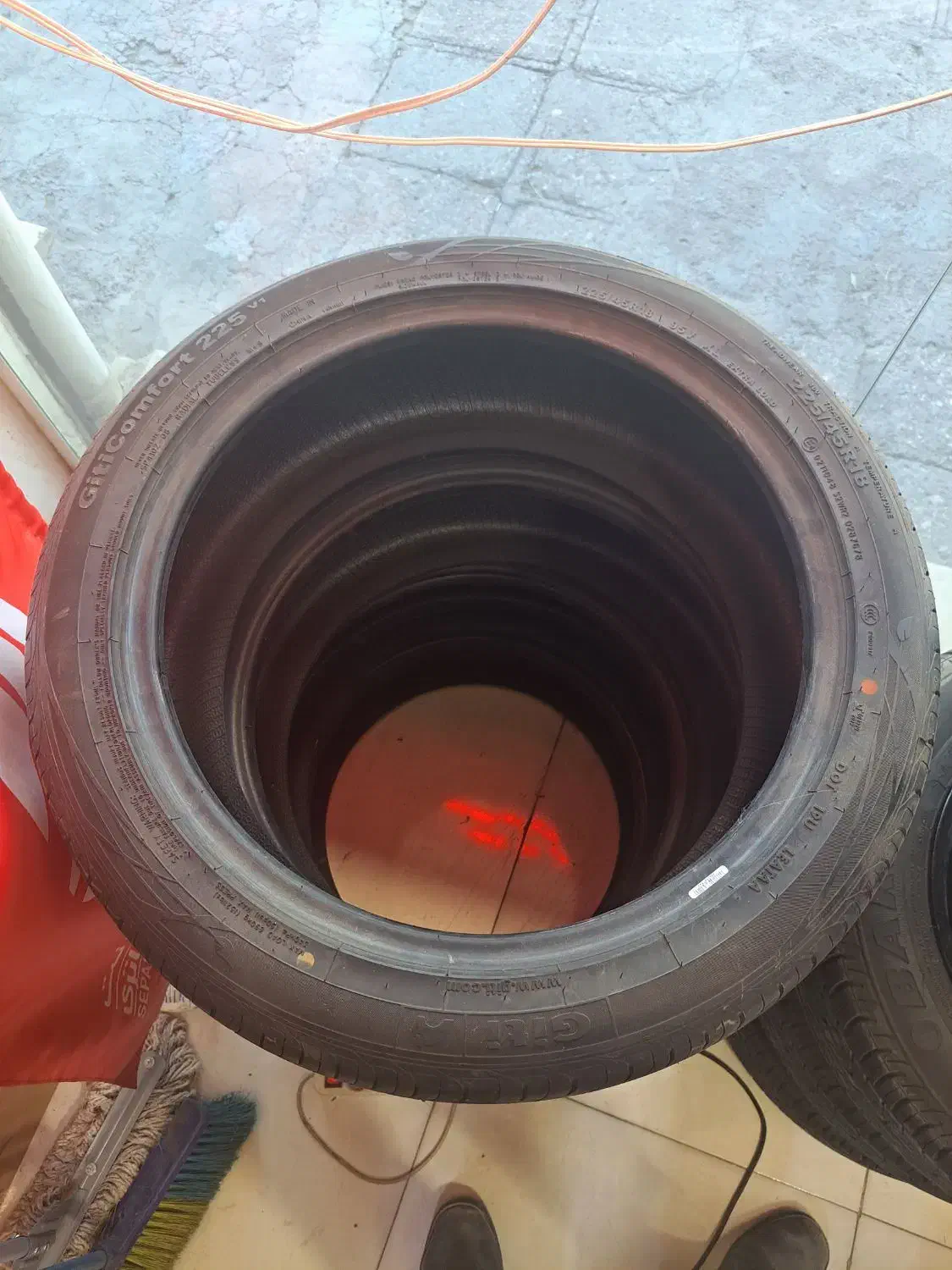 لاستیک ۲۲۵ ۴۵ ۱۸ جی تی آریزو ۸|قطعات یدکی و لوازم جانبی|نورآباد, |دیوار