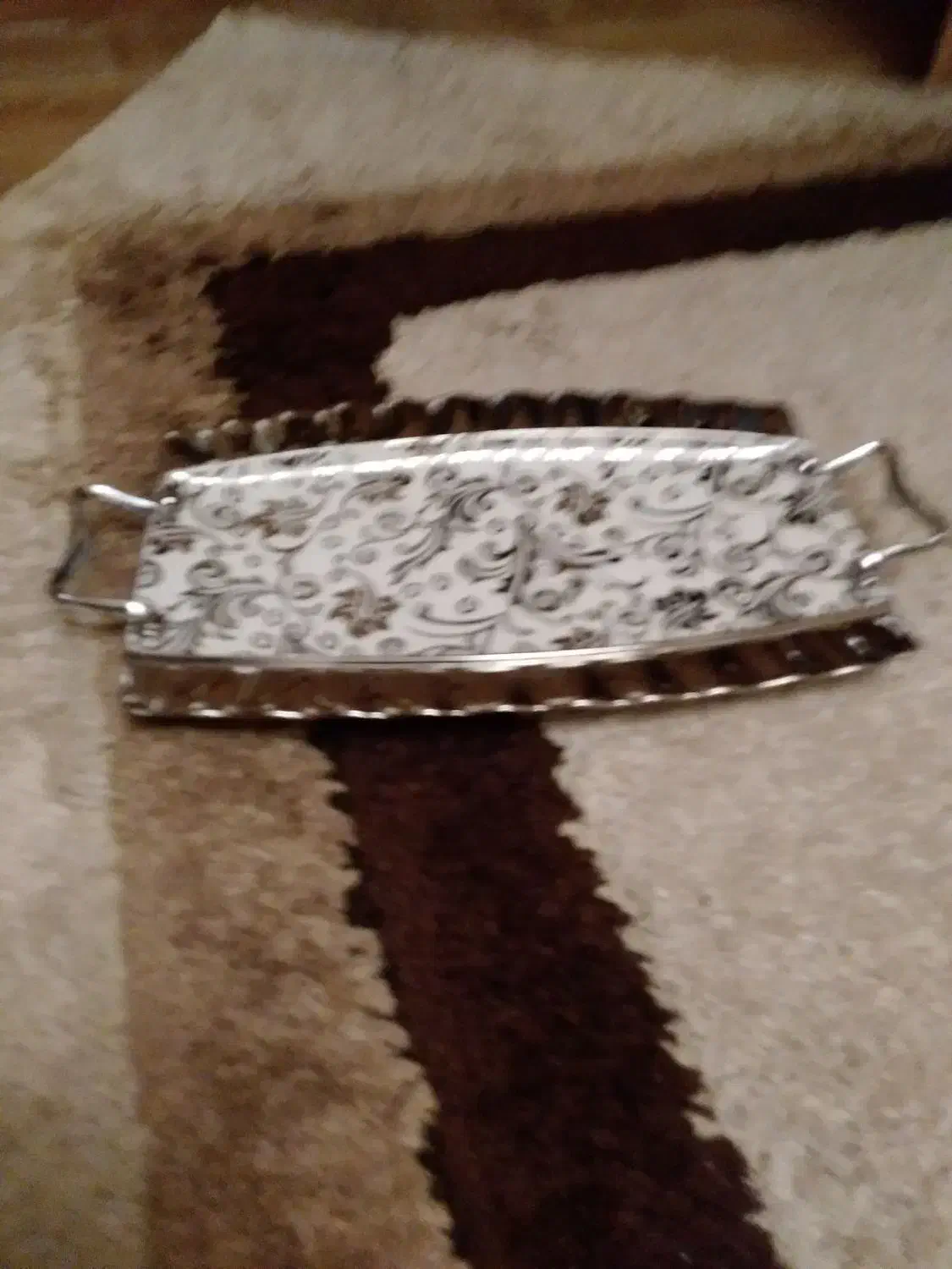 سینی سرامیکی|ظروف سرو و پذیرایی|مشهد, گلبرگ|دیوار