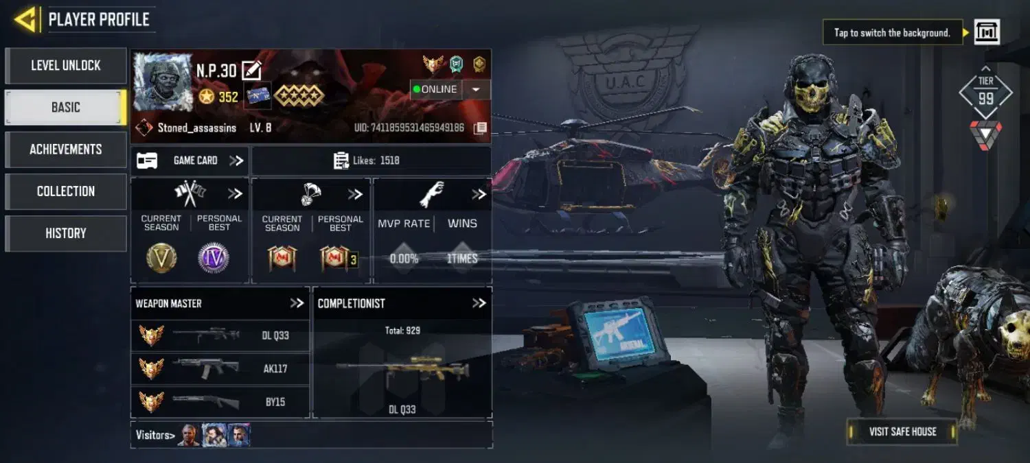 اکانت کالاف مخصوص پلی مهندسی|کنسول، بازی ویدئویی و آنلاین|دوگنبدان, |دیوار