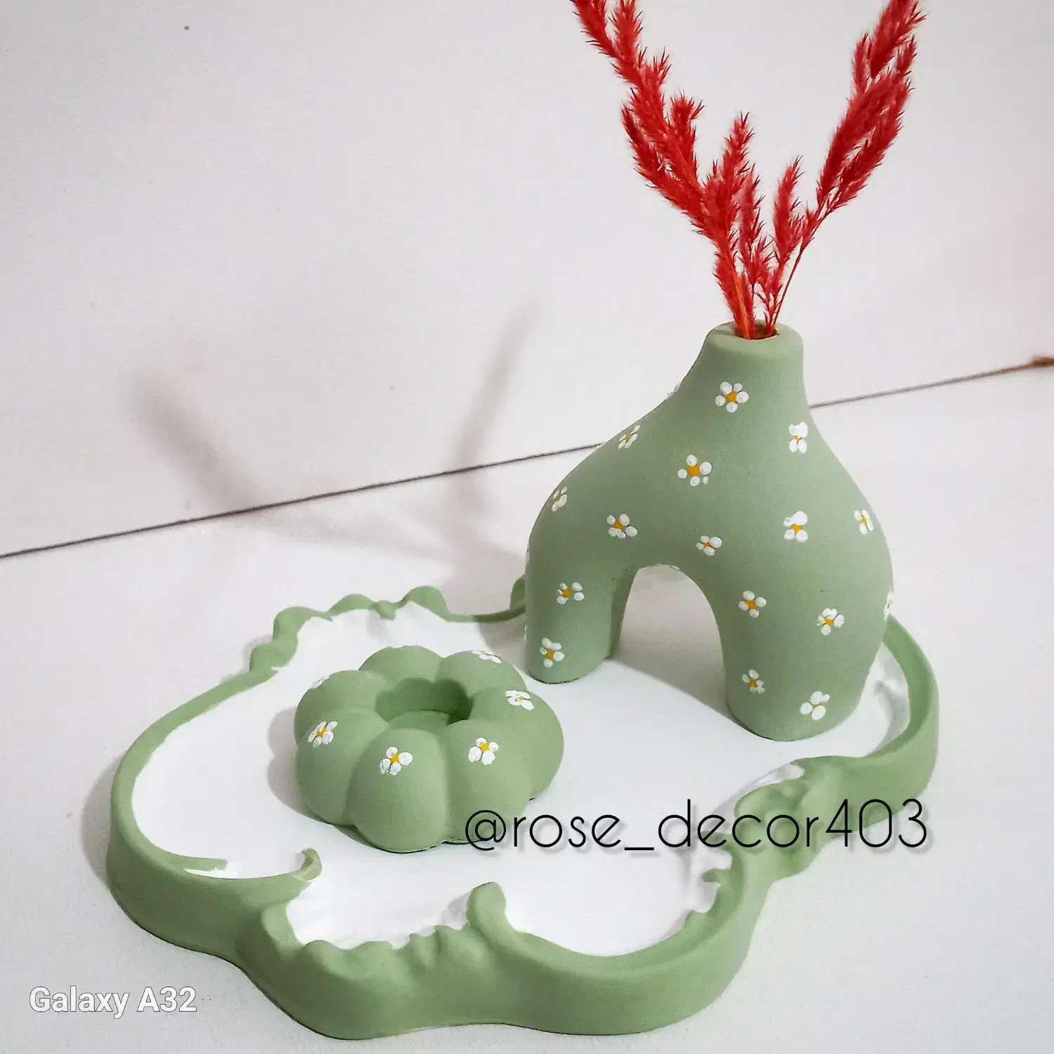 ست دکوری مینیمال طرح بابونه|صنایع دستی و سایر لوازم تزئینی|مینودشت, |دیوار