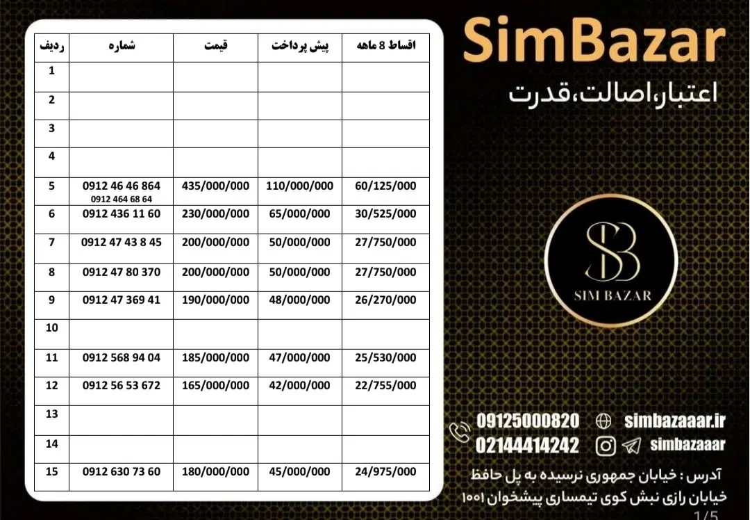 09127456857|سیمکارت|تبریز, |دیوار