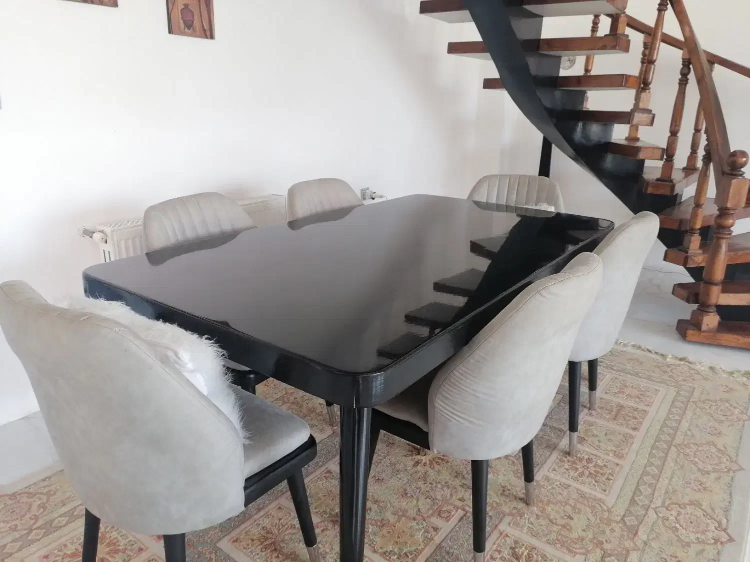 میز غذاخوری 8 نفره|میز و صندلی غذاخوری|شیرود, |دیوار