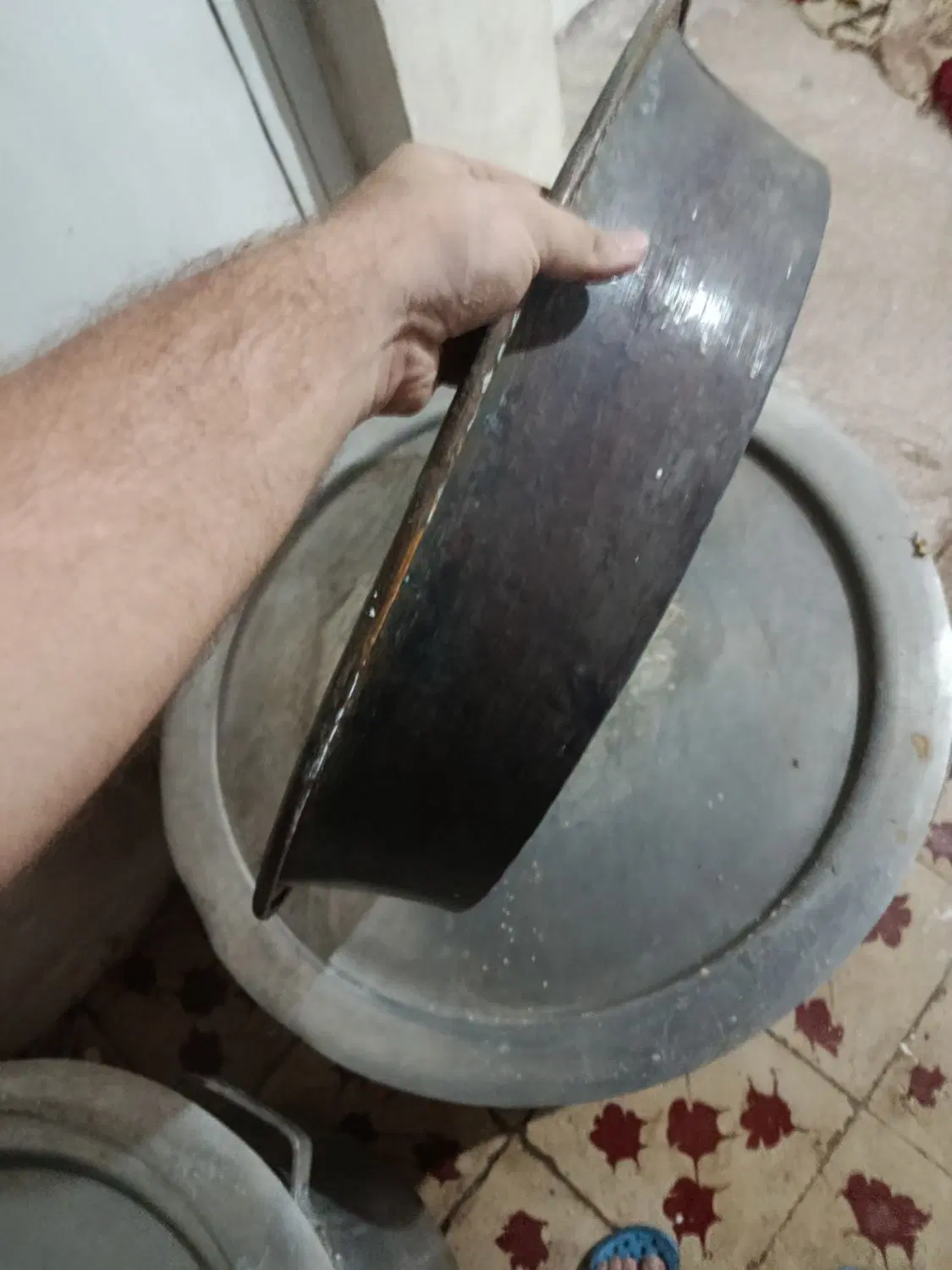 تشت مسی|ظروف پخت‌وپز|رشت, بیجارپس|دیوار