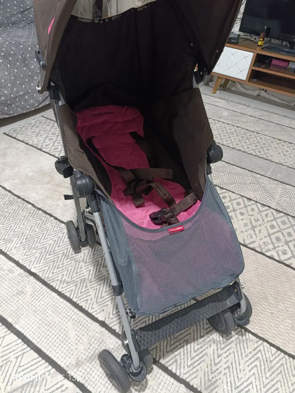 فروش فوری کالسکه عصایی مکلارن quest آلمینیومی اصل|کالسکه و لوازم جانبی|قشم, |دیوار