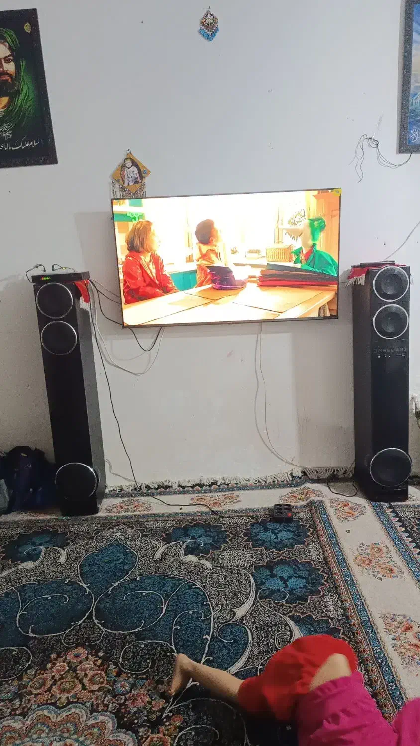 یک جفت باند میکرولب و تلویزیون هایسنس|سیستم صوتی خانگی|اندیمشک, |دیوار