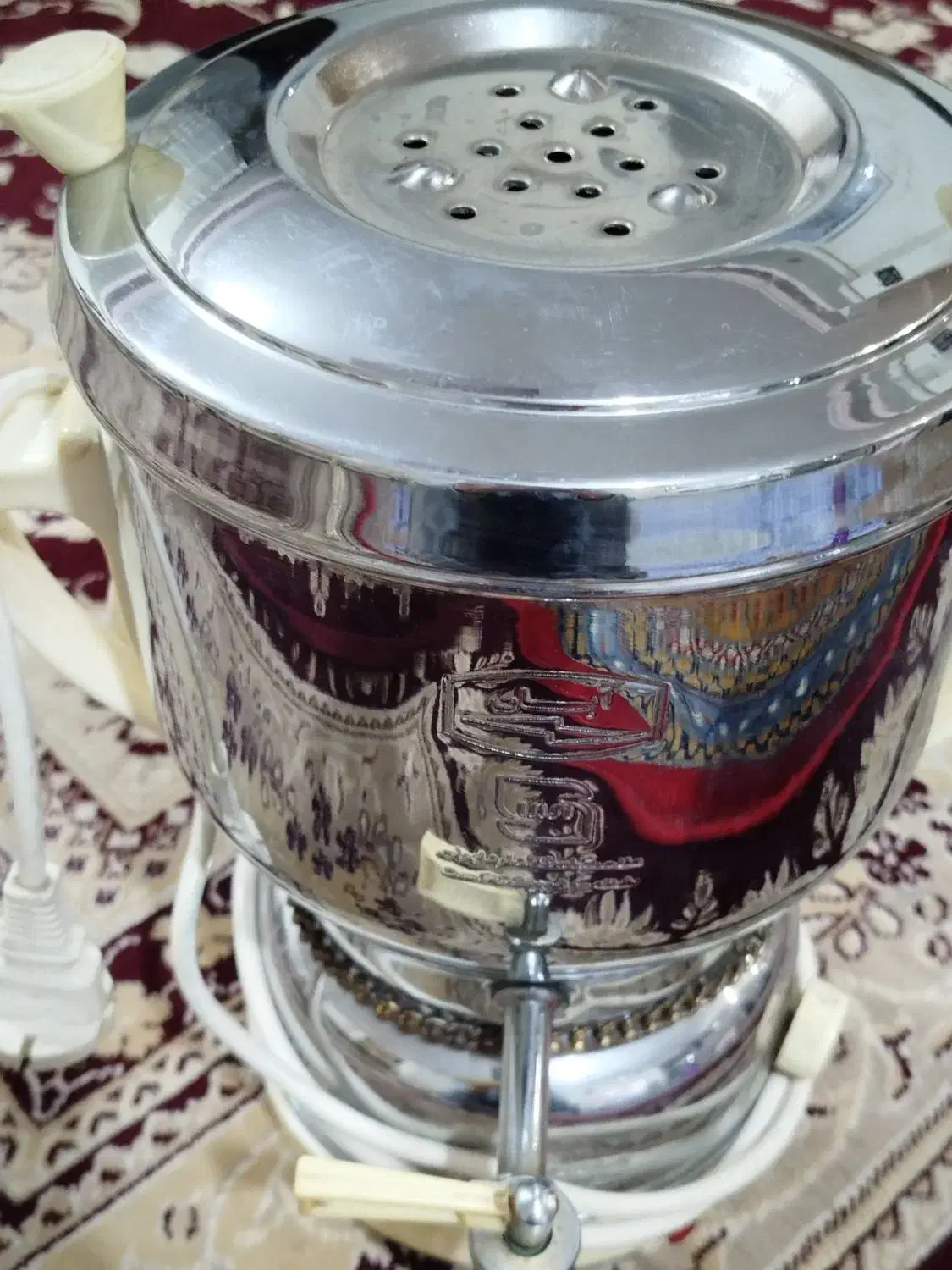 سماوربرقی کاملا سالم شیش لیتری|سماور، چای‌ساز، قهوه‌ساز|همدان, |دیوار