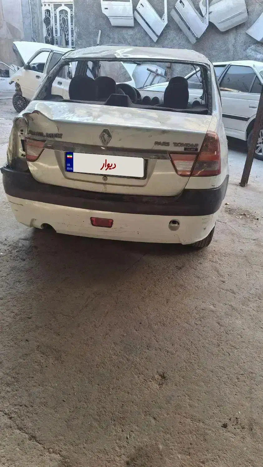 ال90پارس خودروی مدل96تصادفی نوع فول|خودرو سواری و وانت|بوشهر, |دیوار