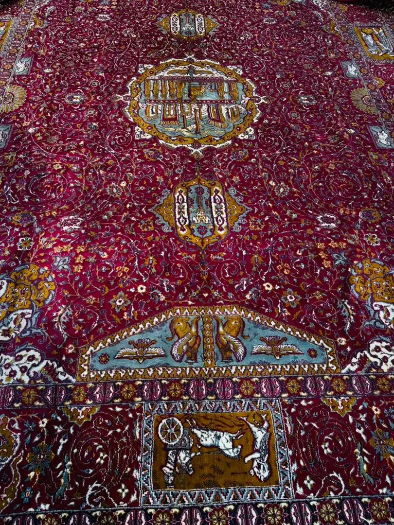 فرش۱۲متری ماشینی کارکرده|فرش|تبریز, |دیوار