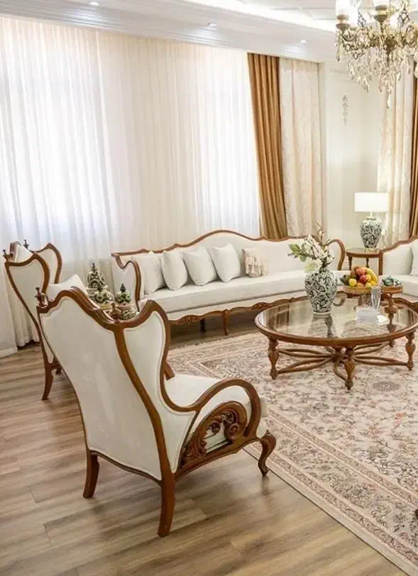 مبل کلاسیک مدل کین|مبلمان خانگی و میز عسلی|رشت, سیا اسطلخ|دیوار
