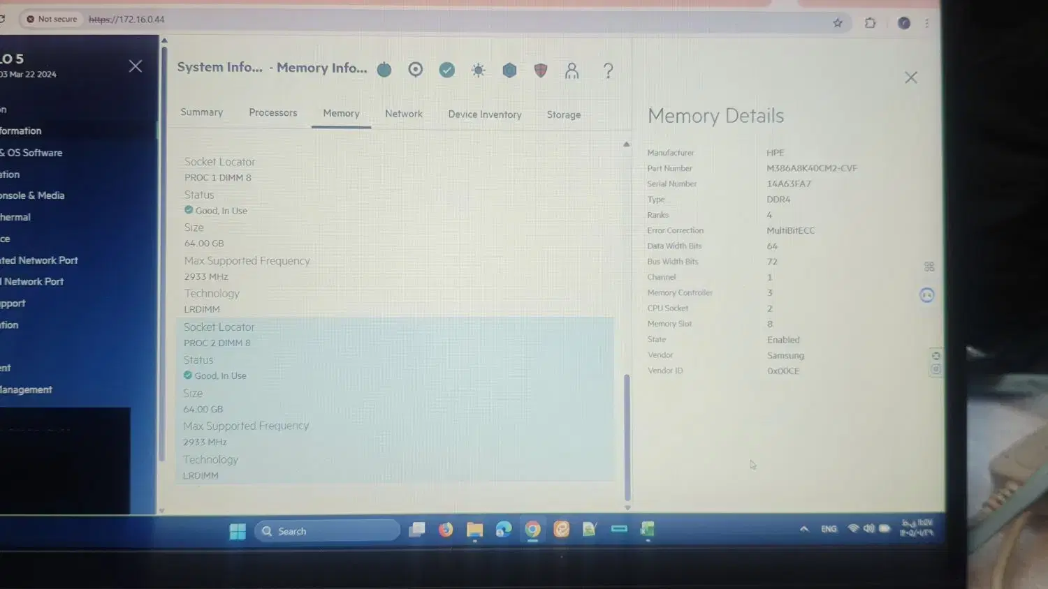hpe ram 64 gb 2933|قطعات و لوازم جانبی رایانه|تهران, سازمان برنامه شمالی|دیوار