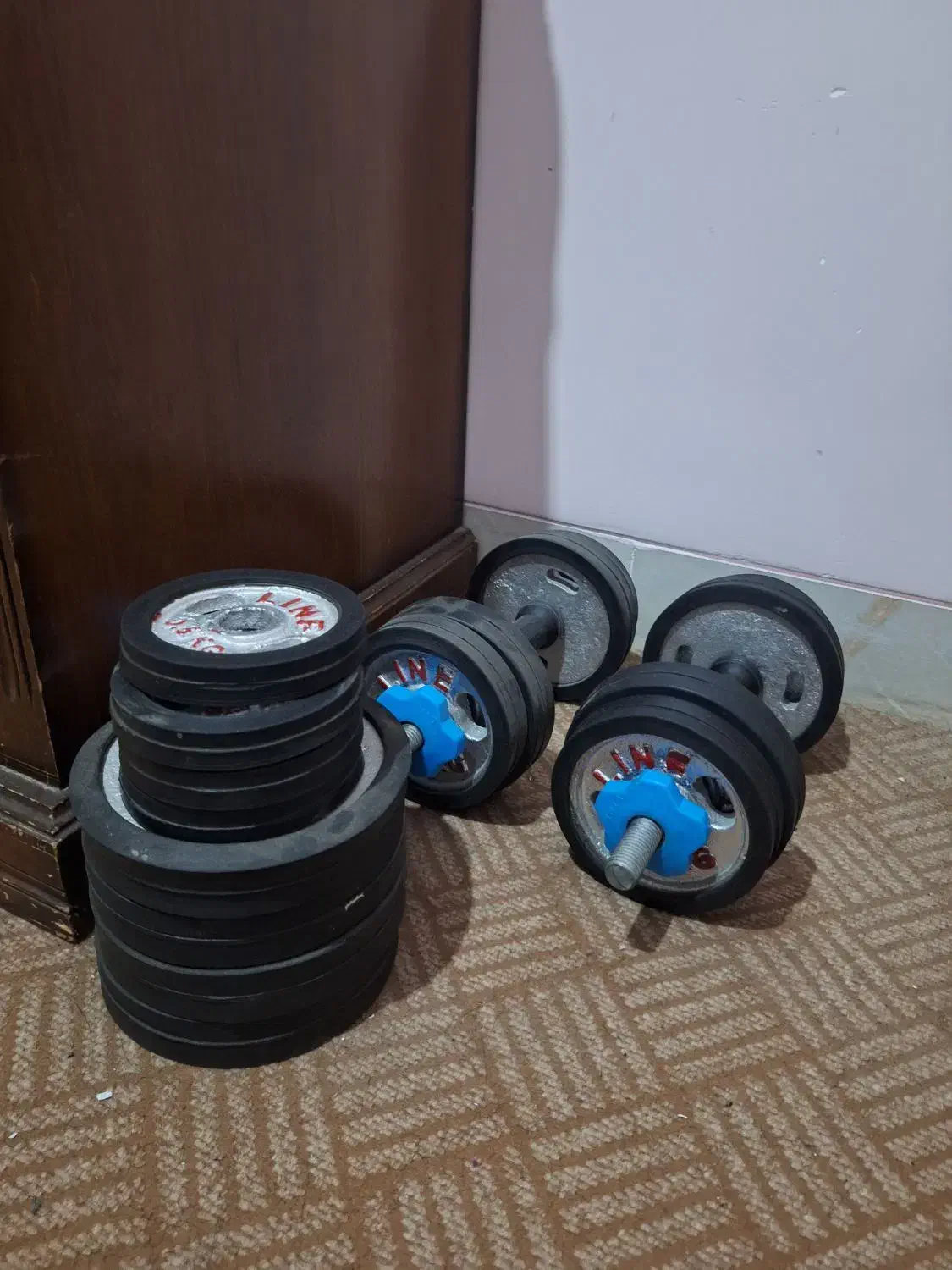 دمبل مدل لاین|تجهیزات ورزشی|یزد, |دیوار