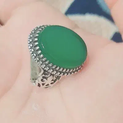 انگشتر عقیق سبز|جواهرات|جهرم, |دیوار